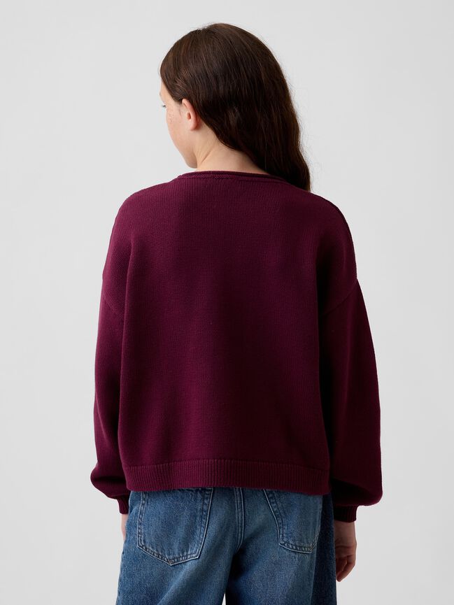 Kids 100% Cotton Oversized Rollneck Sweater gap kids 100 cotton oversized rollneck sweater