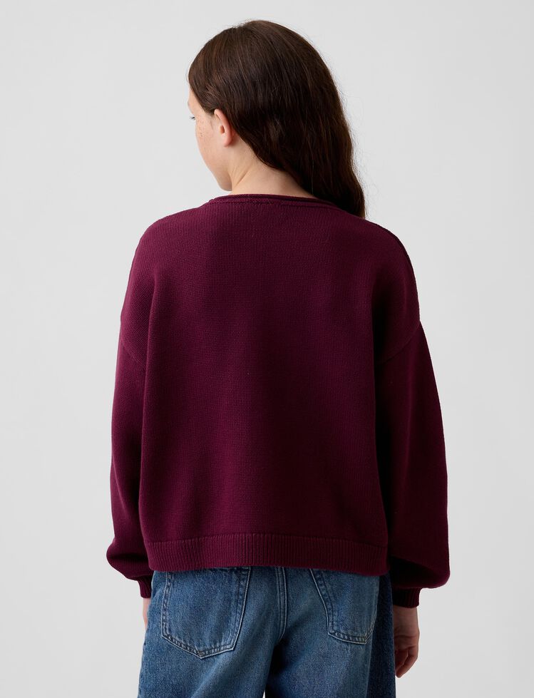 Kids Oversized Rollneck Sweater gap kids oversized rollneck sweater