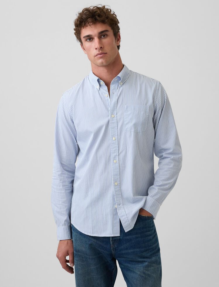 Organic Cotton Poplin Classic Shirt gap organic cotton poplin classic shirt