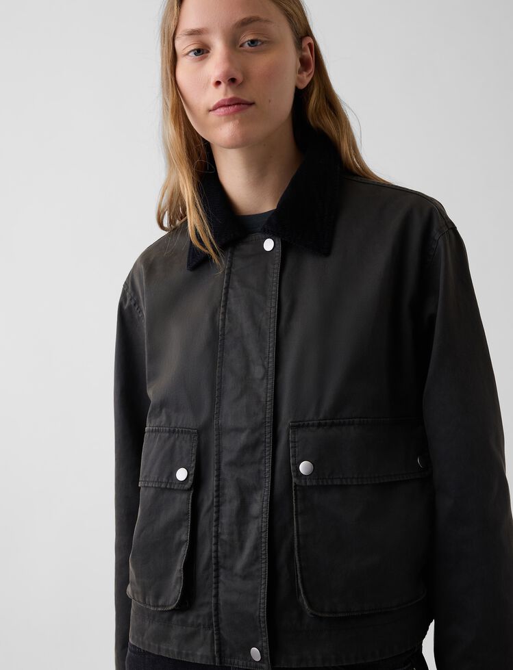 Waxed Canvas Barn Jacket gap waxed canvas barn jacket