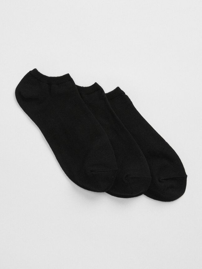 Basic Ankle Socks (3-Pack) gap basic ankle socks 3 pack