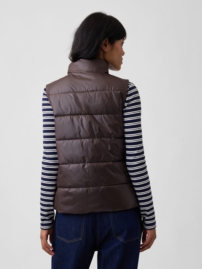 Relaxed Puffer Vest gap relaxed puffer vest
