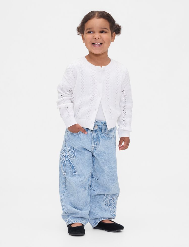 Baby & Toddler Bow Horseshoe Jeans gap baby toddler bow horseshoe jeans