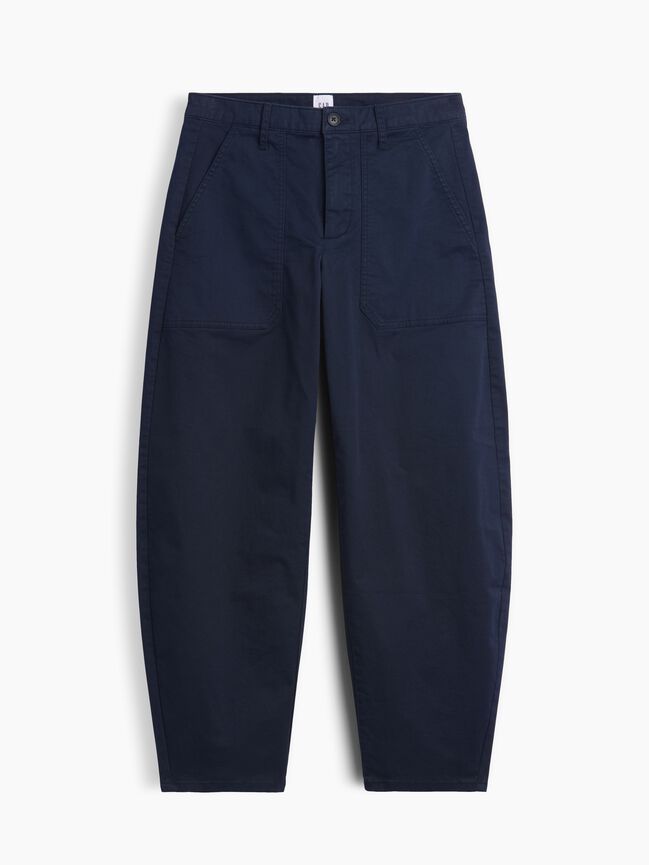 Mid Rise Barrel Khakis gap mid rise barrel khakis
