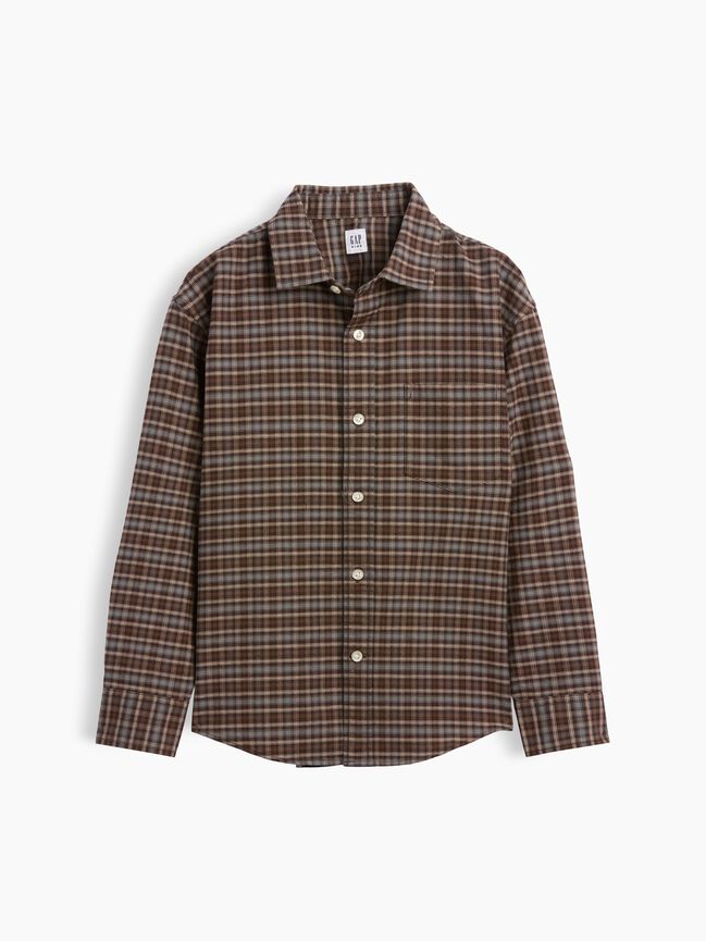Kids Relaxed Plaid Oxford Shirt gap kids relaxed plaid oxford shirt