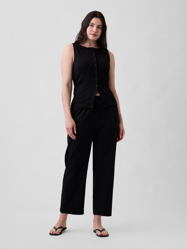 Mid Rise Easy Twill Pants gap mid rise easy twill pants