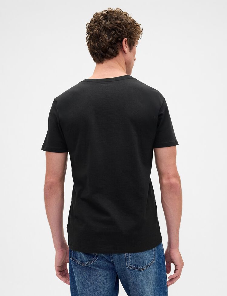 Cotton Jersey V-Neck T-Shirt gap cotton jersey v neck t shirt