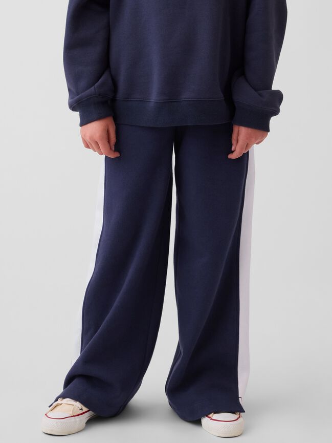 Kids VintageSoft Baggy Varsity Sweatpants gap kids vintagesoft baggy varsity sweatpants
