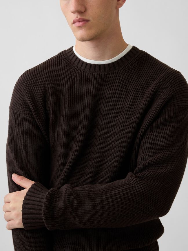 Relaxed Shaker Sweater gap relaxed shaker sweater