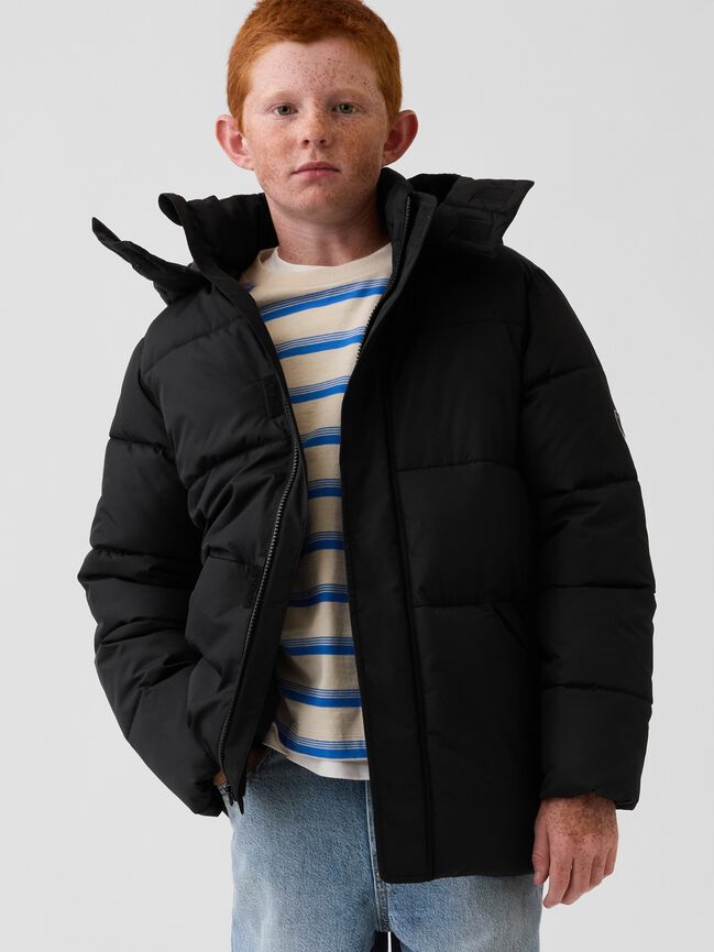 Kids Relaxed Puffer Parka gap kids relaxed puffer parka