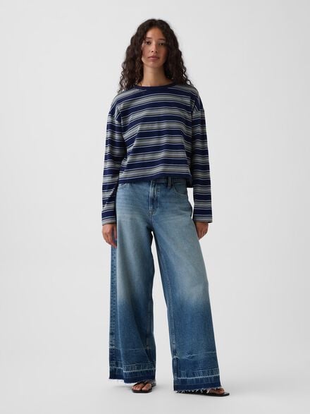 gap mid rise ultrasoft baggy jeans gap mid rise ultrasoft baggy jeans
