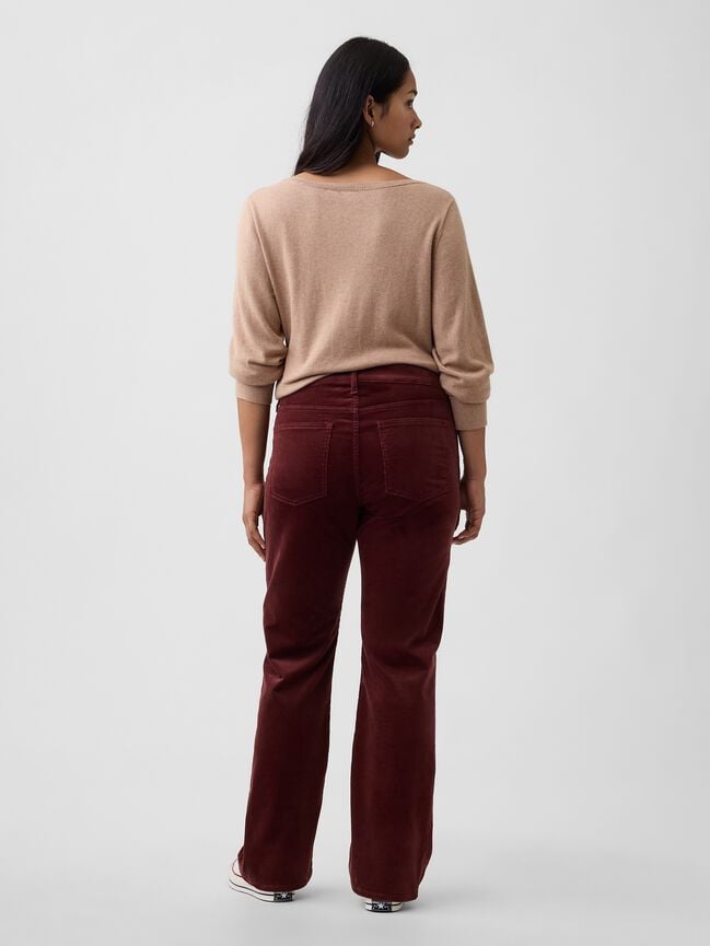 Mid Rise Boot Corduroy Pants gap mid rise boot corduroy pants