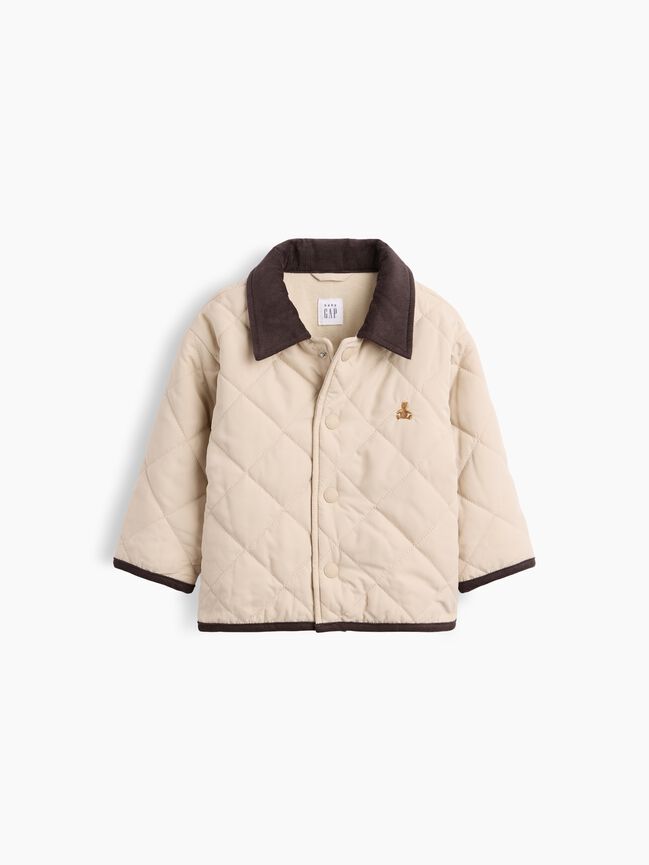 Baby Quilted Barn Jacket gap baby quilted barn jacket