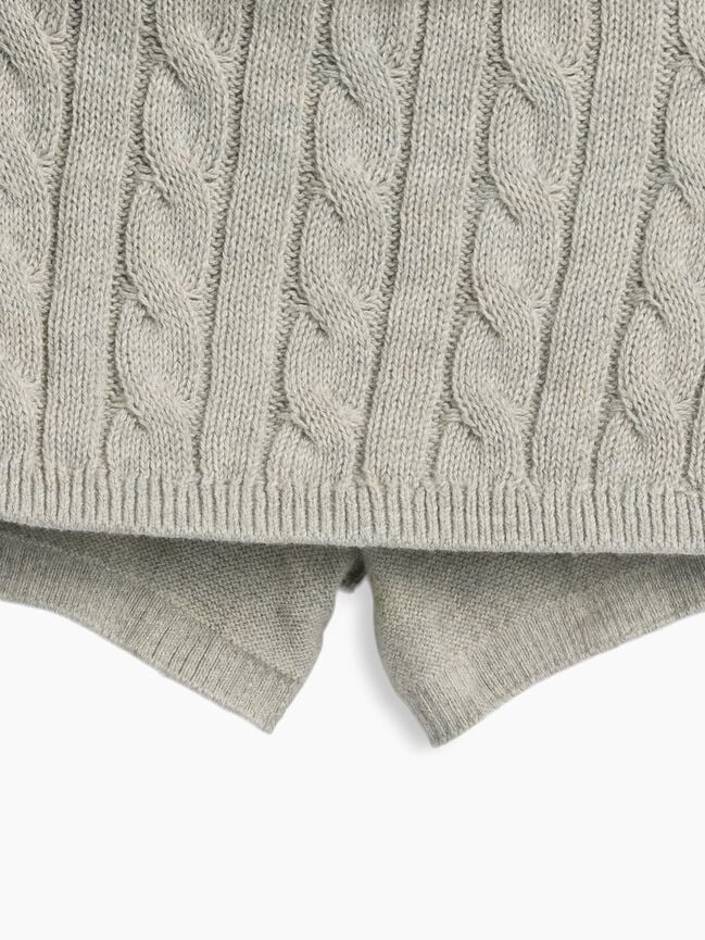 Kids 100% Cotton Cable-Knit Sweater Skort gap kids 100 cotton cable knit sweater skort