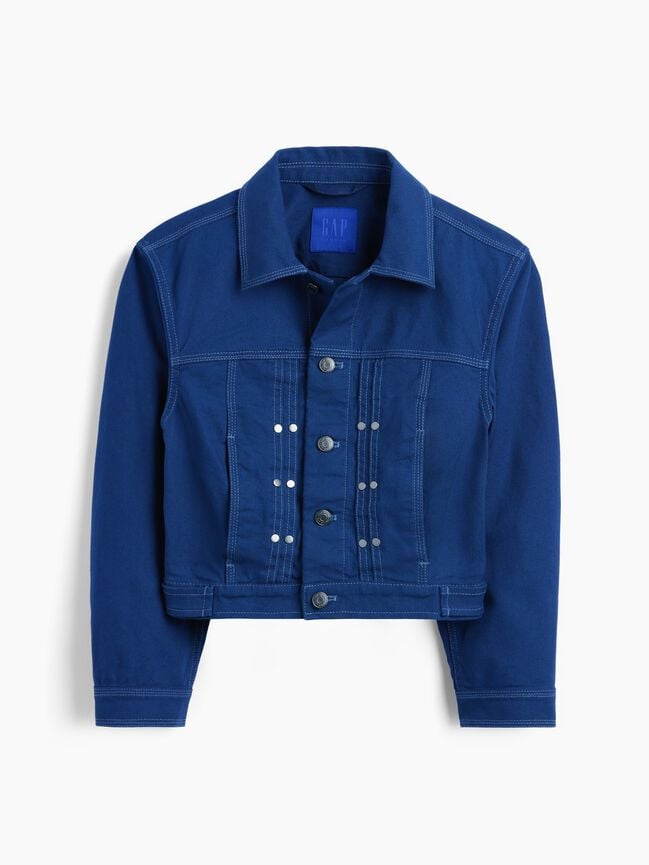 GapStudio Crop Canvas Jacket gapstudio crop canvas jacket