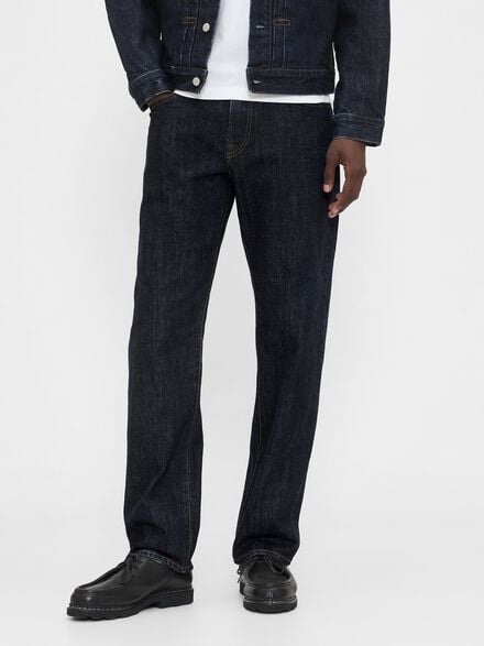 gap جينز مستقيم مريح سميك gap جينز مستقيم مريح سميك