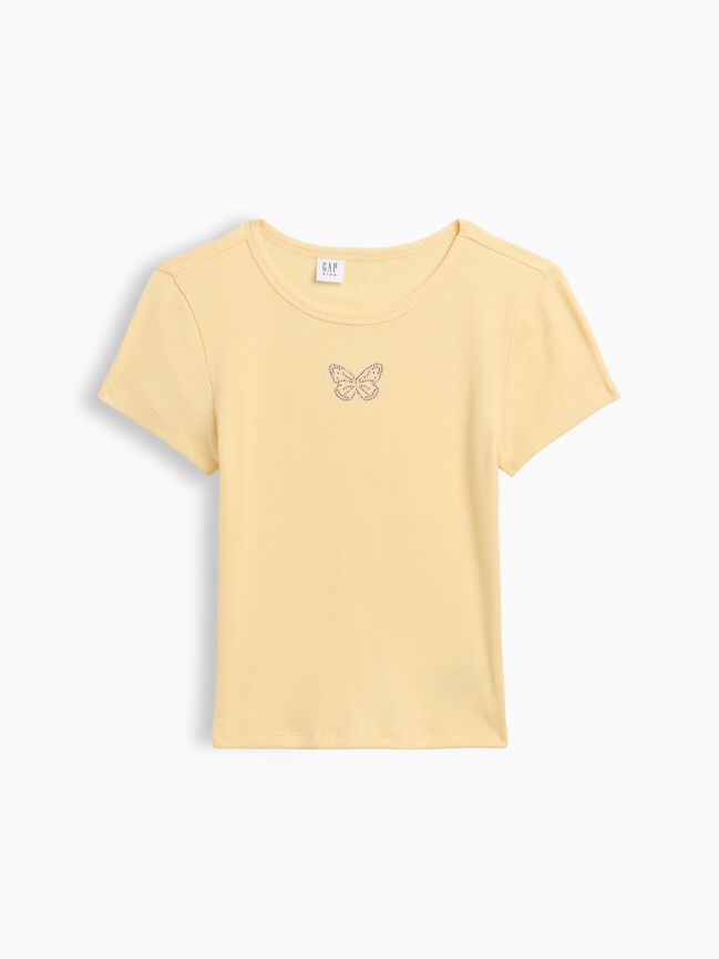 Kids Ribbed T-Shirt gap kids ribbed t shirt