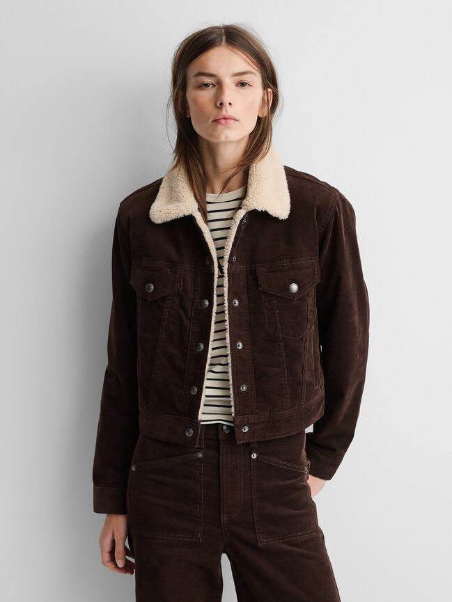 Gap × A.P.C. Icon Corduroy Crop Jacket gap a p c icon corduroy crop jacket