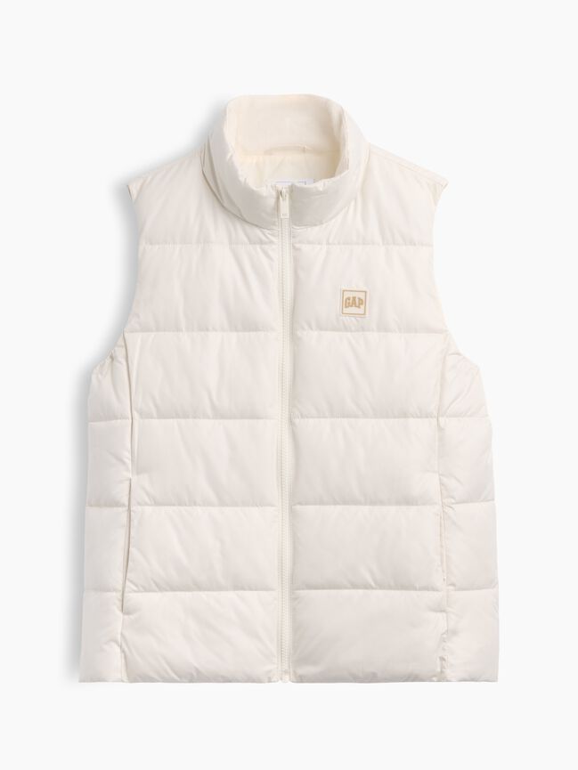 Relaxed Puffer Vest gap relaxed puffer vest