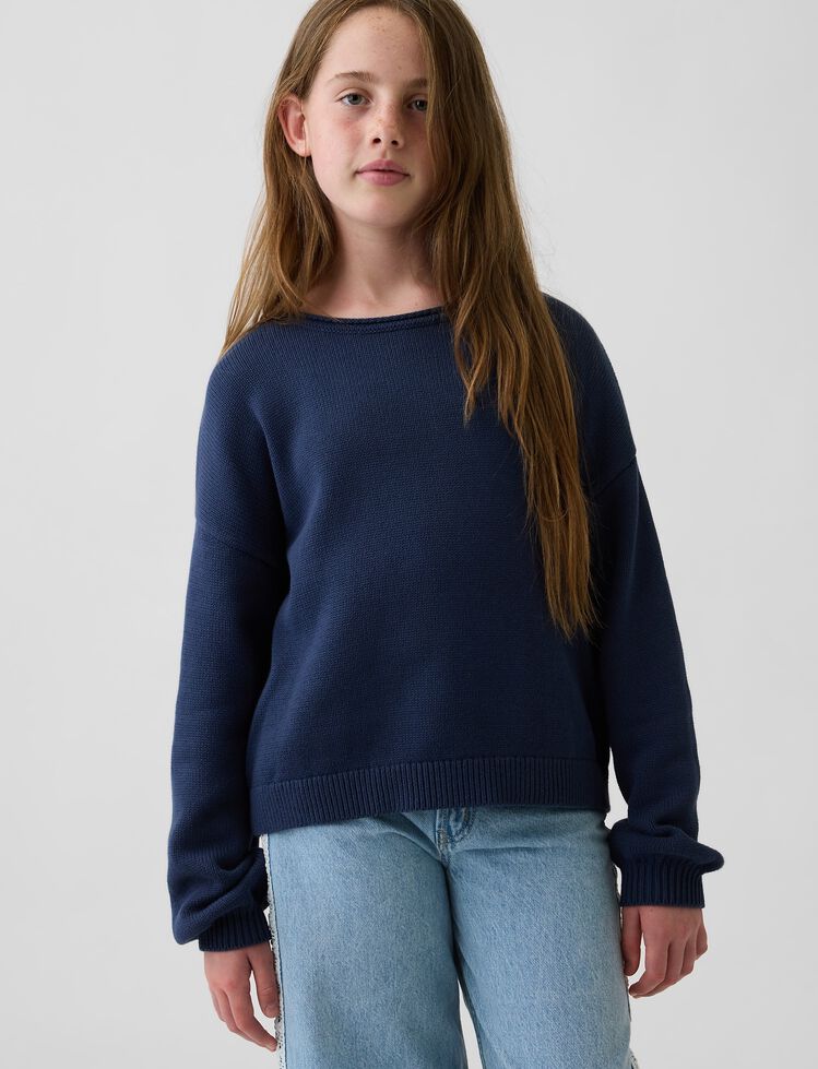 Kids Oversized Rollneck Sweater gap kids oversized rollneck sweater