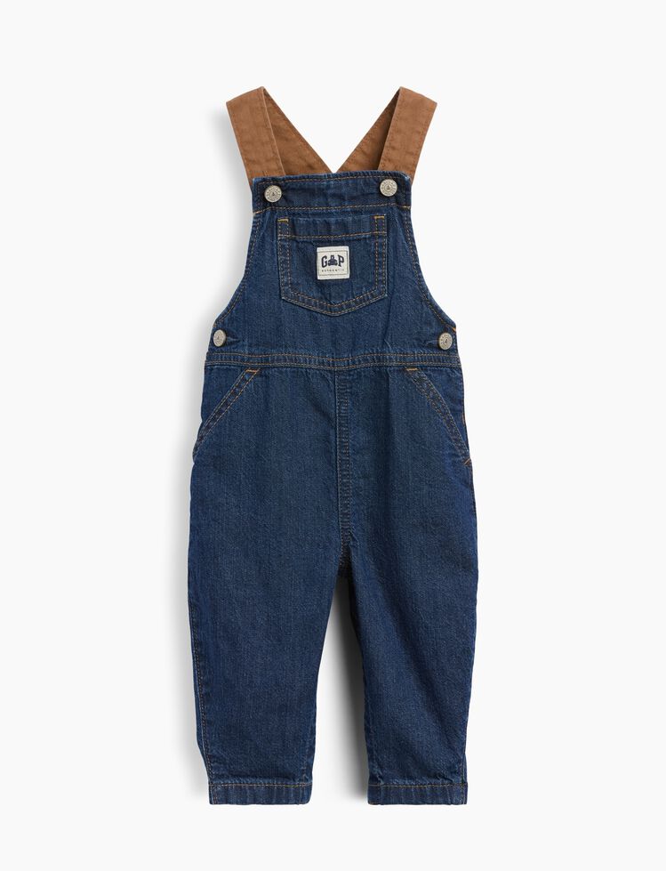 Baby Denim Workwear Overalls gap baby denim workwear overalls