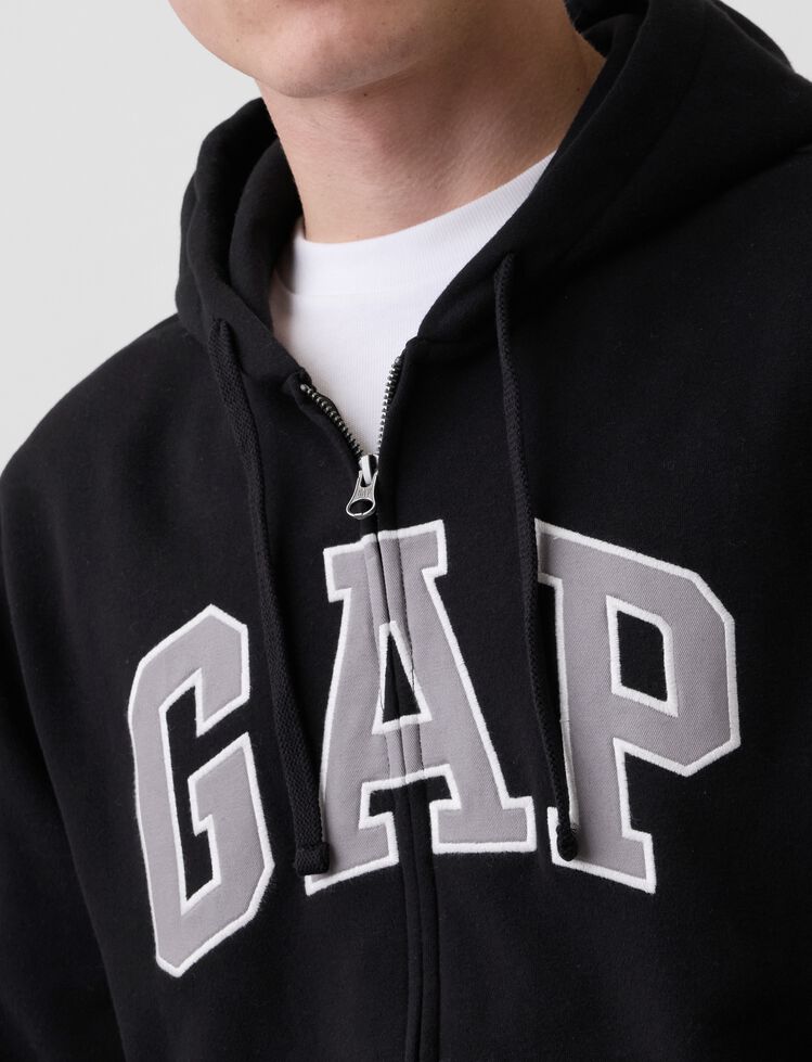 Adult VintageSoft Arch Logo Zip Hoodie gap adult vintagesoft arch logo zip hoodie
