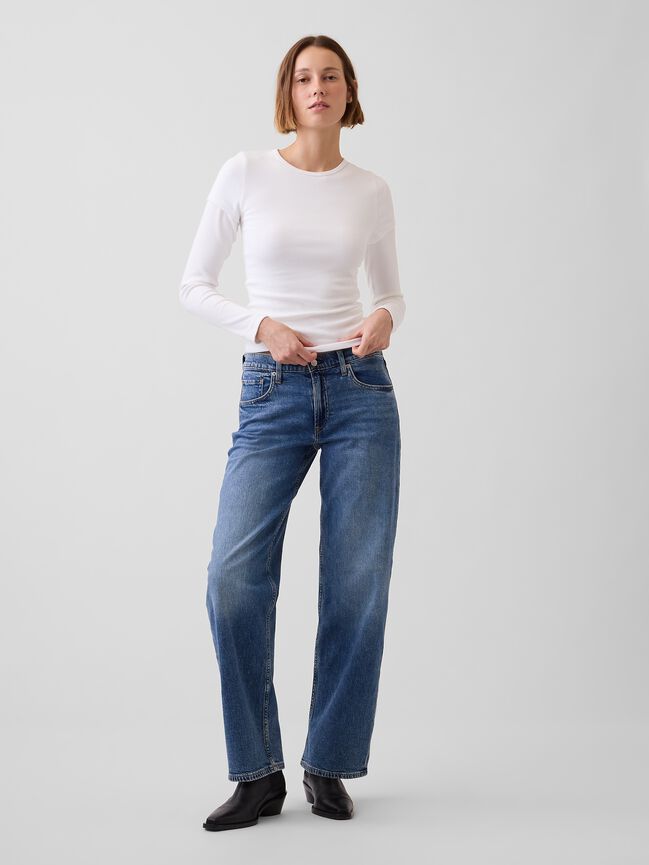 Low Rise '90s Loose Jeans gap low rise 90s loose jeans