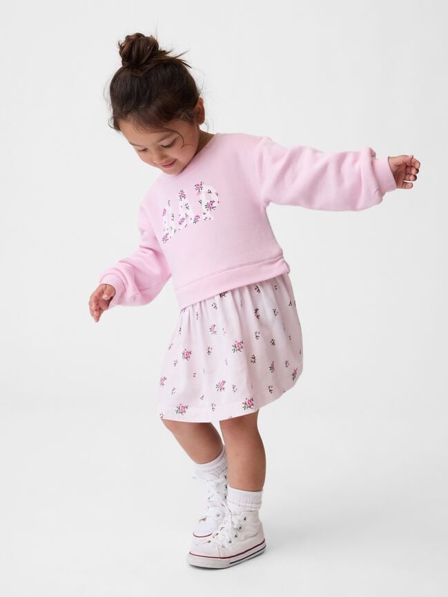 babyGap Logo Sweatshirt Dress babygap logo sweatshirt dress