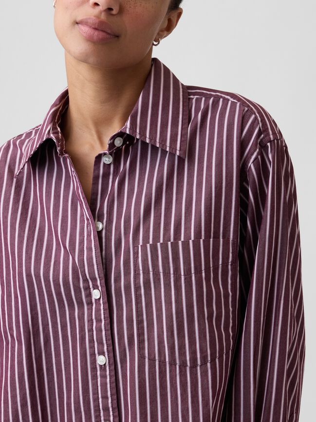 Poplin Big Shirt gap poplin big shirt