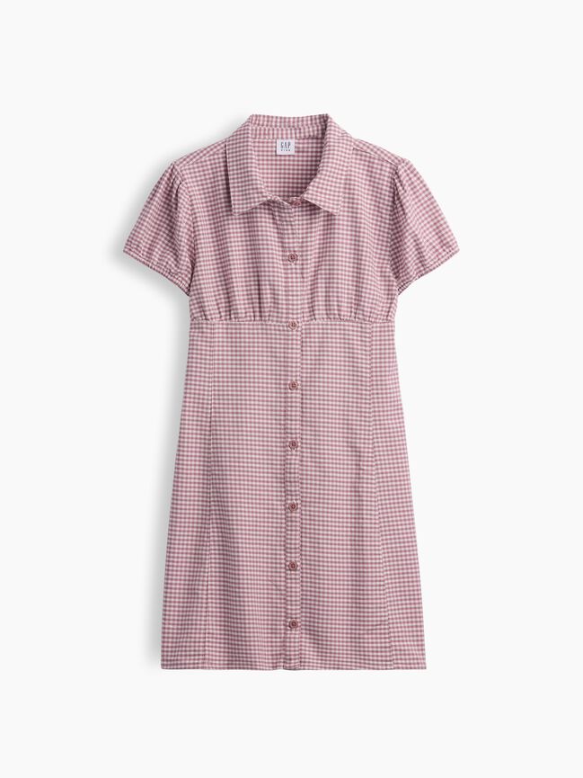 Kids Gingham Shirtdress gap kids gingham shirtdress