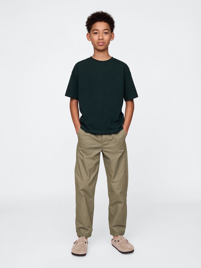 Kids Uniform Relaxed Joggers gap kids uniform relaxed joggers