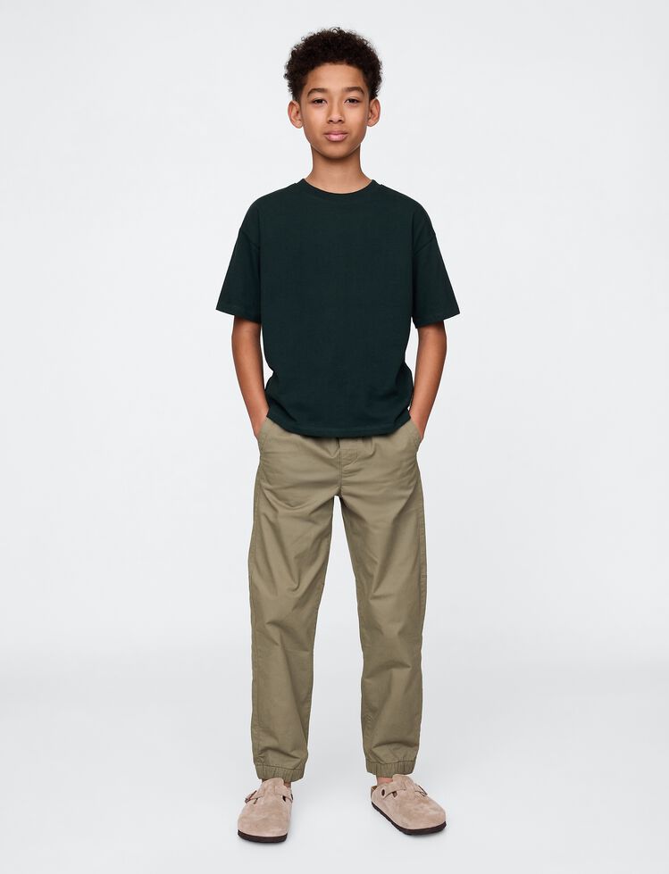 Kids Uniform Relaxed Joggers gap kids uniform relaxed joggers