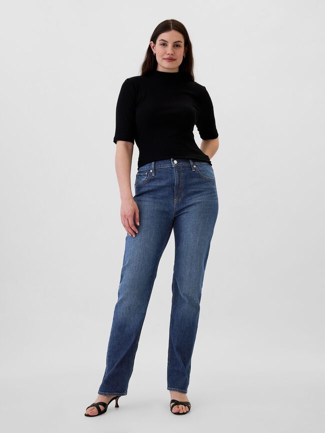 High Rise '90s Original Straight Jeans gap high rise 90s original straight jeans