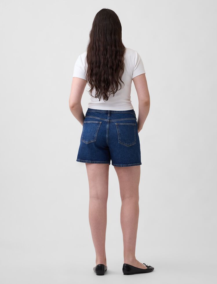 5" Mid Rise Soft Denim Shorts gap 5 mid rise soft denim shorts