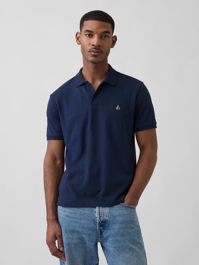 Brannan Bear Stretch Pique Polo Shirt gap brannan bear stretch pique polo shirt