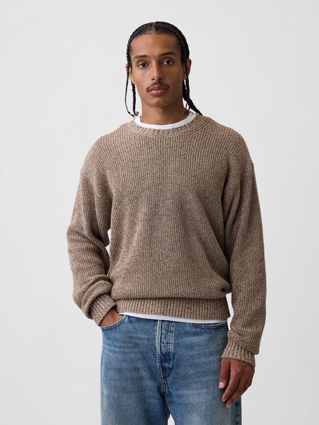 Relaxed Shaker Sweater gap relaxed shaker sweater
