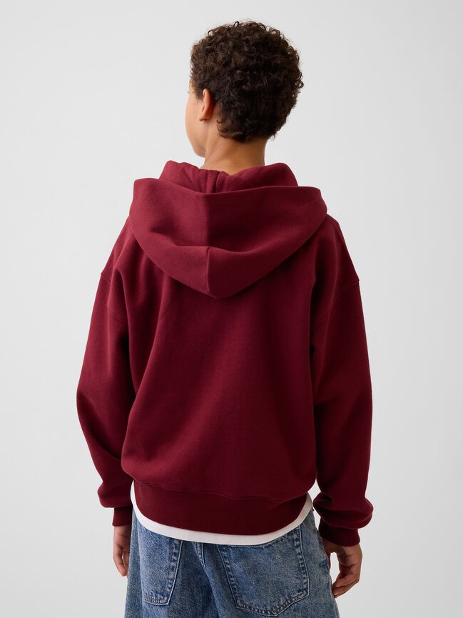 Kids VintageSoft Relaxed Zip Hoodie gap kids vintagesoft relaxed zip hoodie