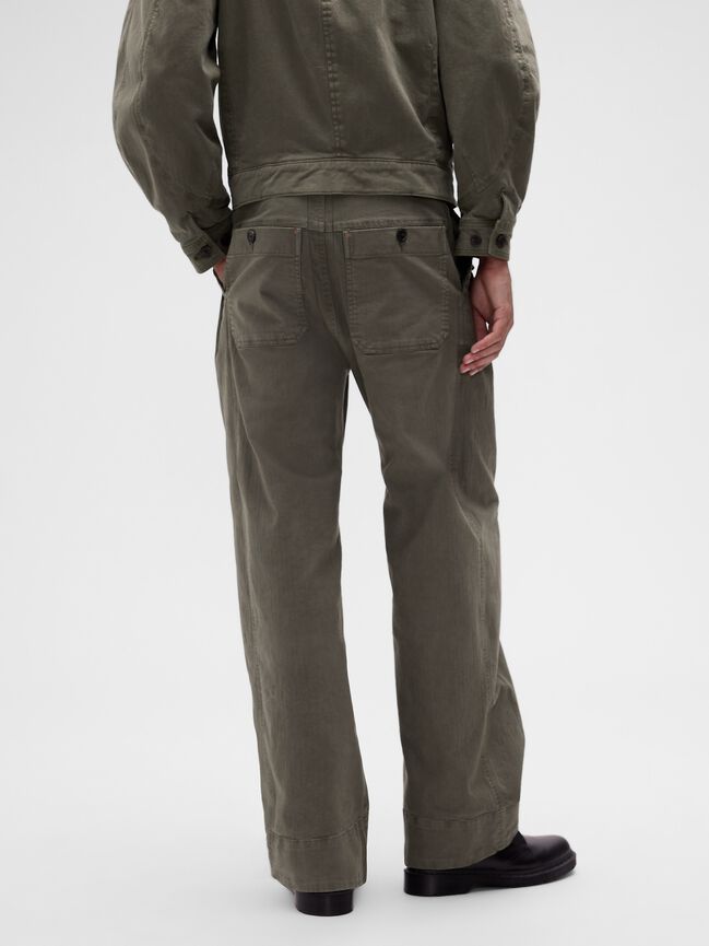 GapStudio Herringbone Baggy Pants gapstudio herringbone baggy pants