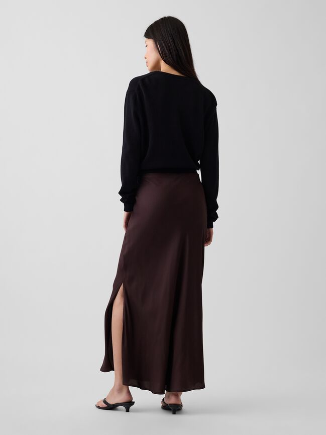 Maxi Slip Skirt gap maxi slip skirt