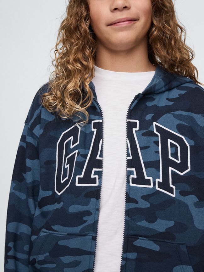 هودي مريح بسحاب للأطفال بشعار Gap هودي مريح بسحاب للأطفال بشعار gap