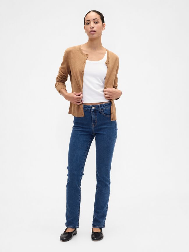 Mid Rise Classic Straight Jeans gap mid rise classic straight jeans