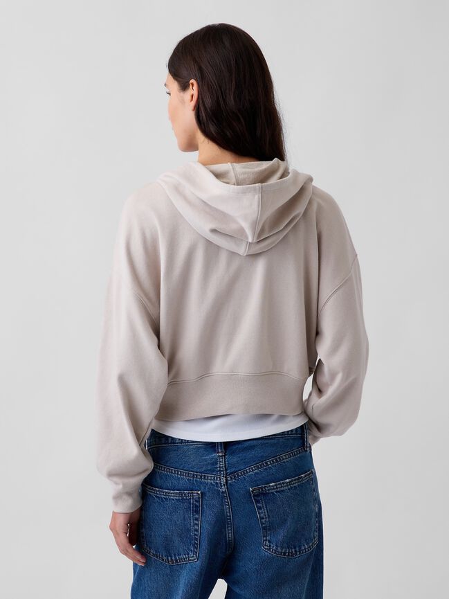Oversized Gap Logo French Terry Zip Hoodie oversized gap logo french terry zip hoodie