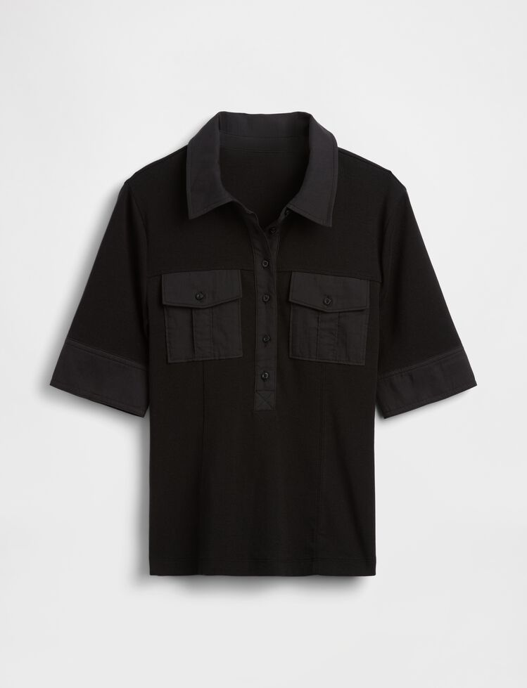 Modern Elbow-Sleeve Utility T-Shirt gap modern elbow sleeve utility t shirt