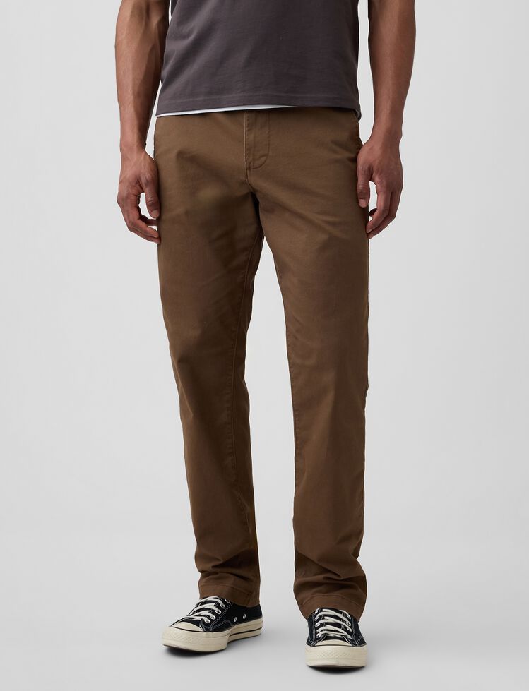 Essential Khakis in Straight Fit with GapFlex essential khakis in straight fit with gapflex