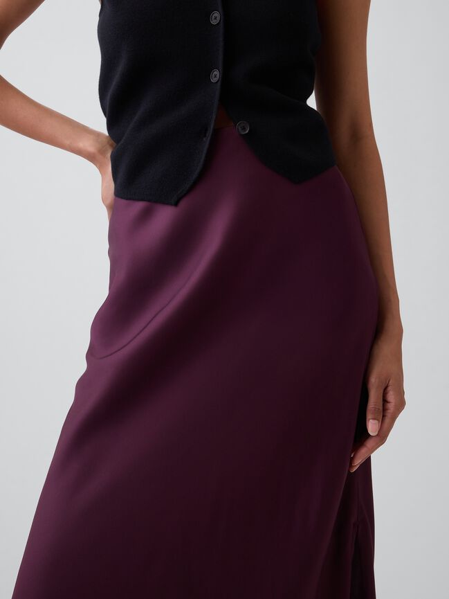 Maxi Slip Skirt gap maxi slip skirt