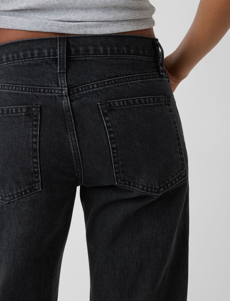 Mid Rise Straight Taper Jeans gap mid rise straight taper jeans