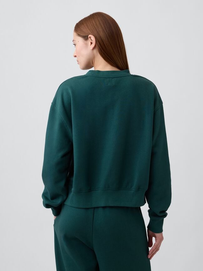 VintageSoft Oversized Split-Hem Sweatshirt gap vintagesoft oversized split hem sweatshirt