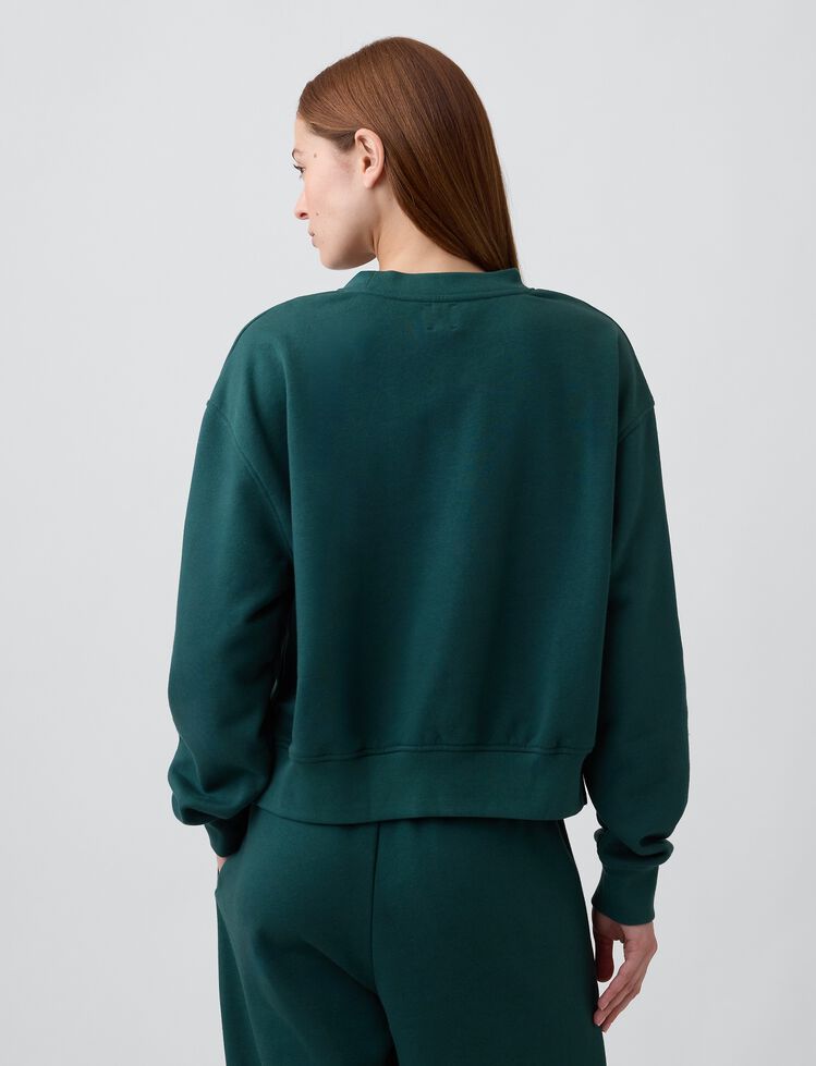 VintageSoft Oversized Split-Hem Sweatshirt gap vintagesoft oversized split hem sweatshirt