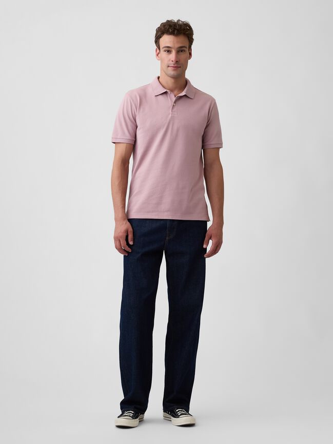 Stretch Pique Polo Shirt gap stretch pique polo shirt