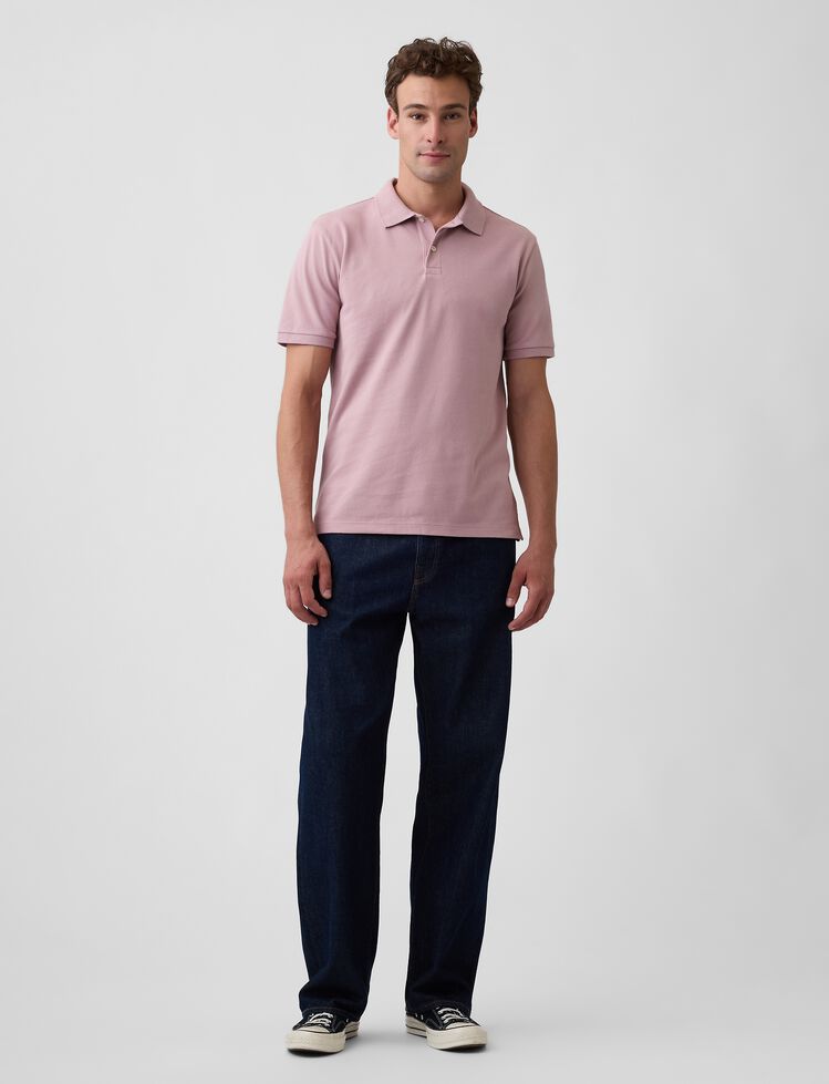 Stretch Pique Polo Shirt gap stretch pique polo shirt